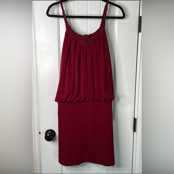 Vivienne Tam Deep Red Short Mini Dress Small - Picture 1 of 11
